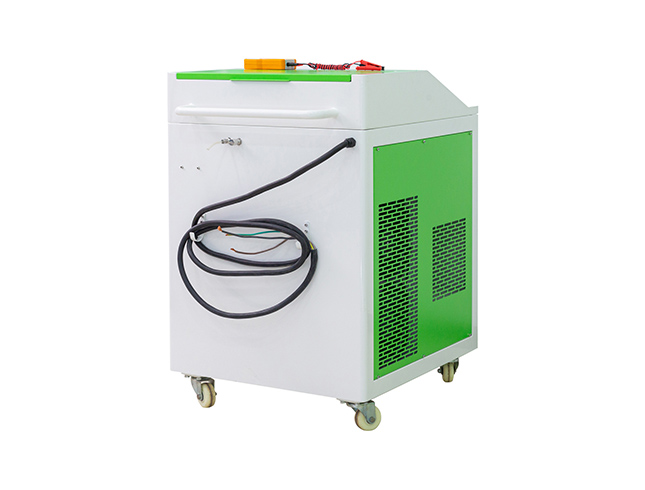 the back of hho engine carbon cleaning machine