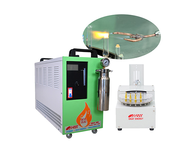 18holes oxyhydrogen ampoule sealing machine
