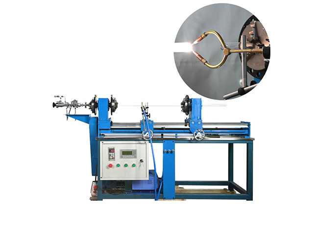 laboratory glass tube crack off machine