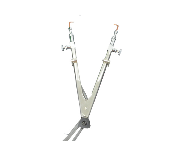 movable double flame ampule sealing torch