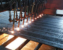 CNC Metal Cutting with Oxy Hydrogen Gas Cutting System