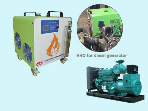 hho gas on diesel generator