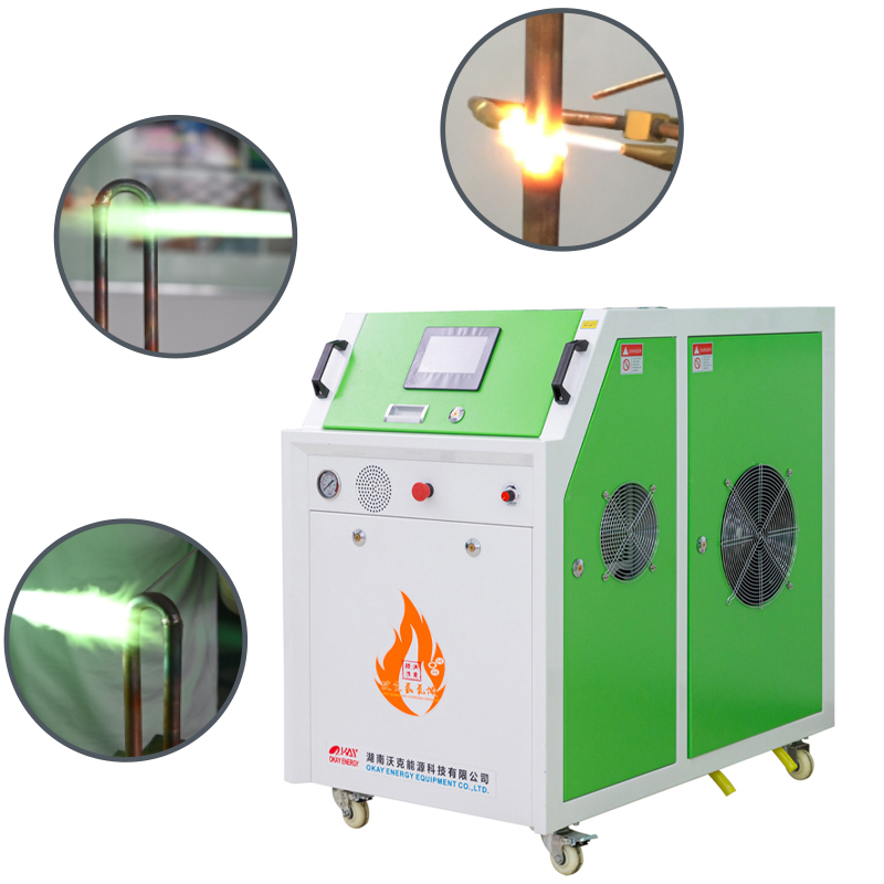 Oxyhydrogen flame copper pipe brazing machine