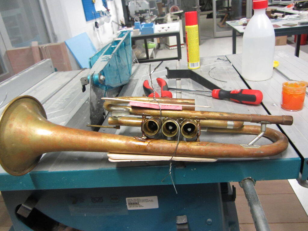 soldering brass instruments