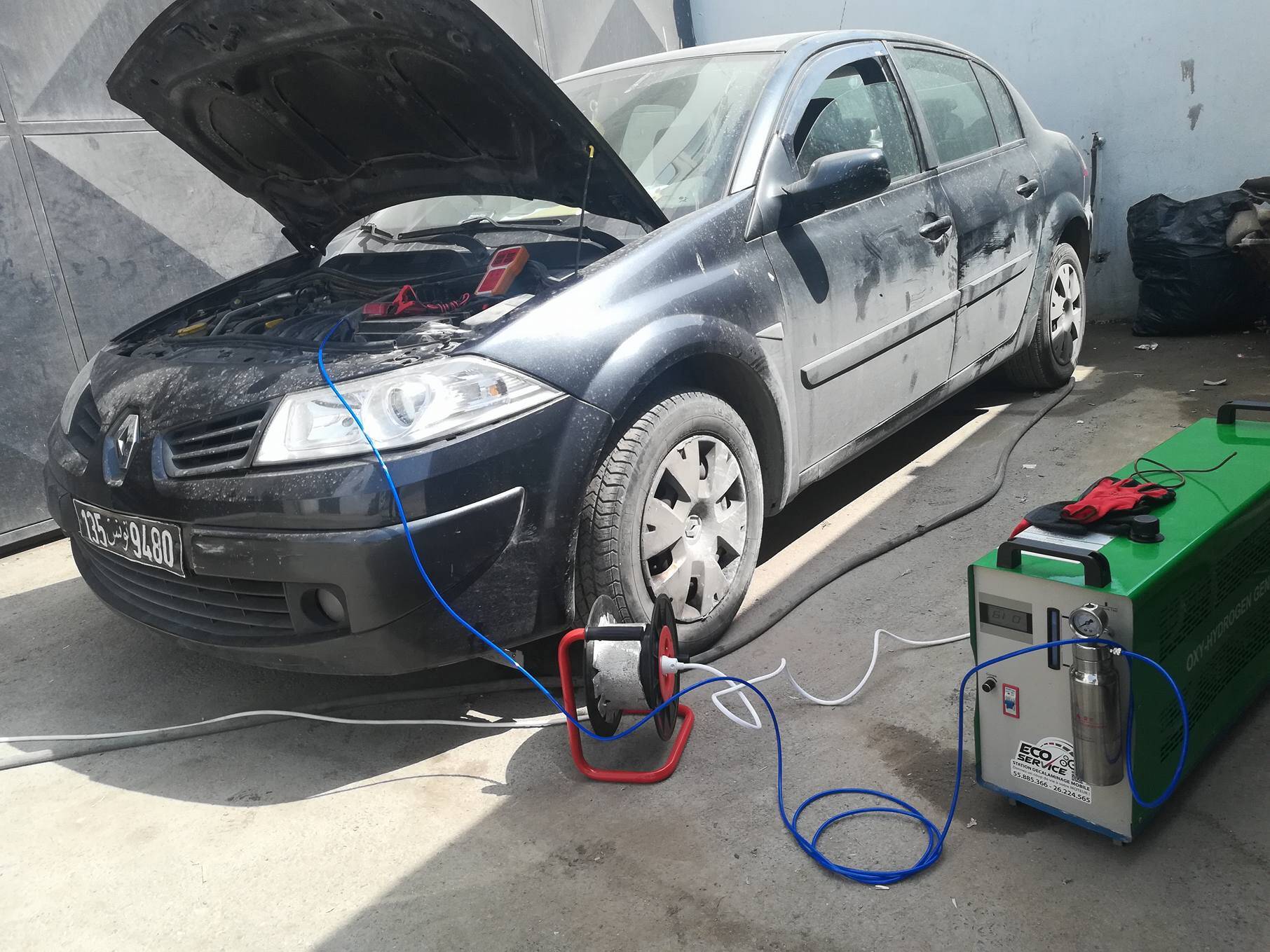 hho gas car engine carbon cleaning machine