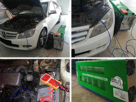 hho gas car engine carbon cleaning machine