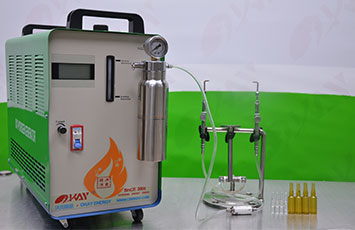 oxyhydrogen flame generator for glass ampoule sealing