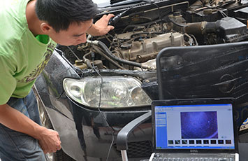 hydrogen engine carbon emission testing