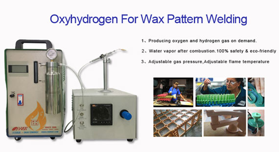 wax assemblying process welding machine